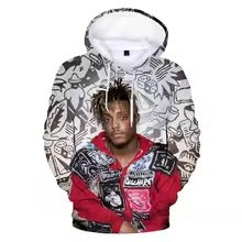 Printed Hoodie Hip-hop Harajuku Streetwear Casual Trend Sweater