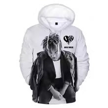 Printed Hoodie Hip-hop Harajuku Streetwear Casual Trend Sweater
