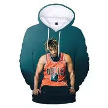 Printed Hoodie Hip-hop Harajuku Streetwear Casual Trend Sweater